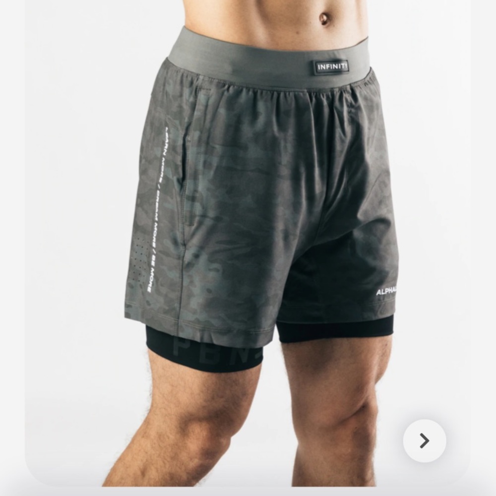 Alphalete Infinity Pro Short - Men's Lined Woven 4-Way Stretch 5" Short